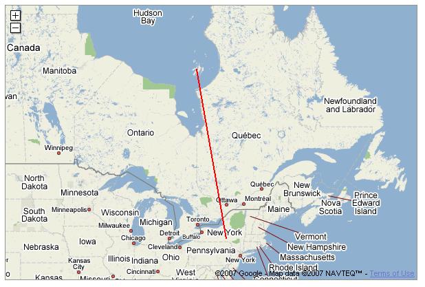 Belcher Island alignment