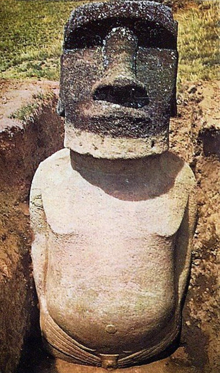 Easter Island Moai body