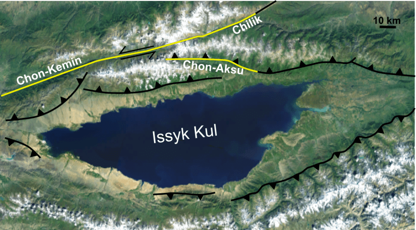 Issyk Kul map