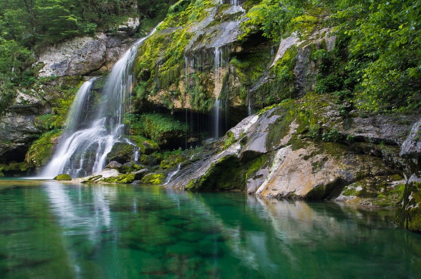 Slovenia Waterfall