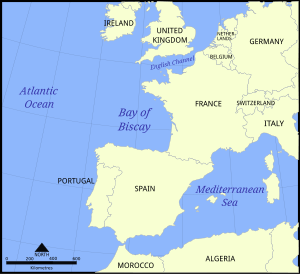Bay of Biscay Map