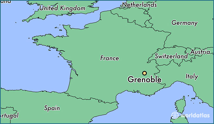 Grenoble Map