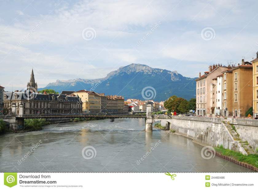 Grenoble River Isere