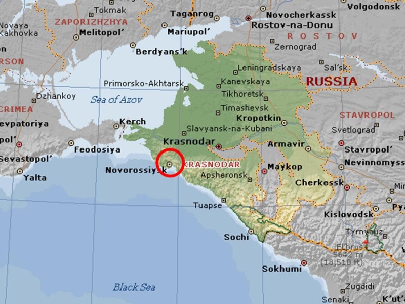 Krasnodar Krai Map
