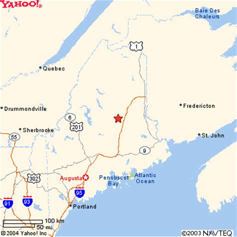Mt. Katahdin Maine Map