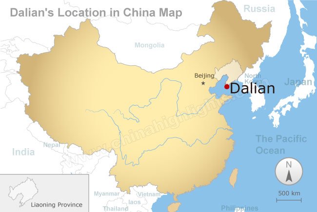 Dalian map