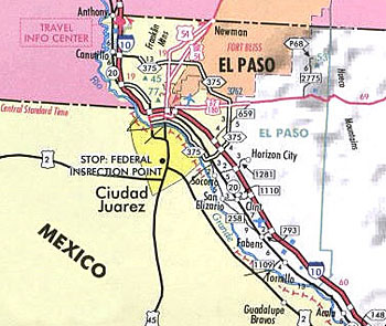 El Paso Map