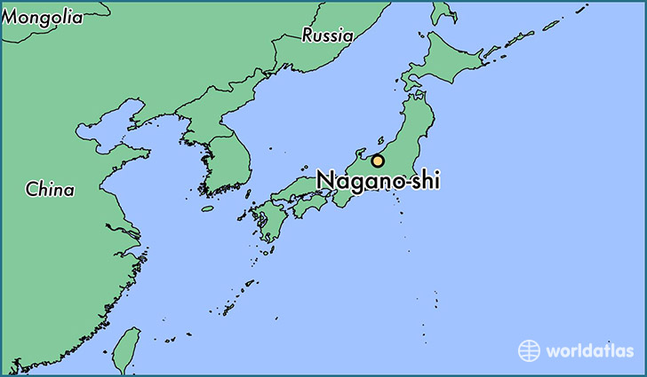 Nagano, Japan Map