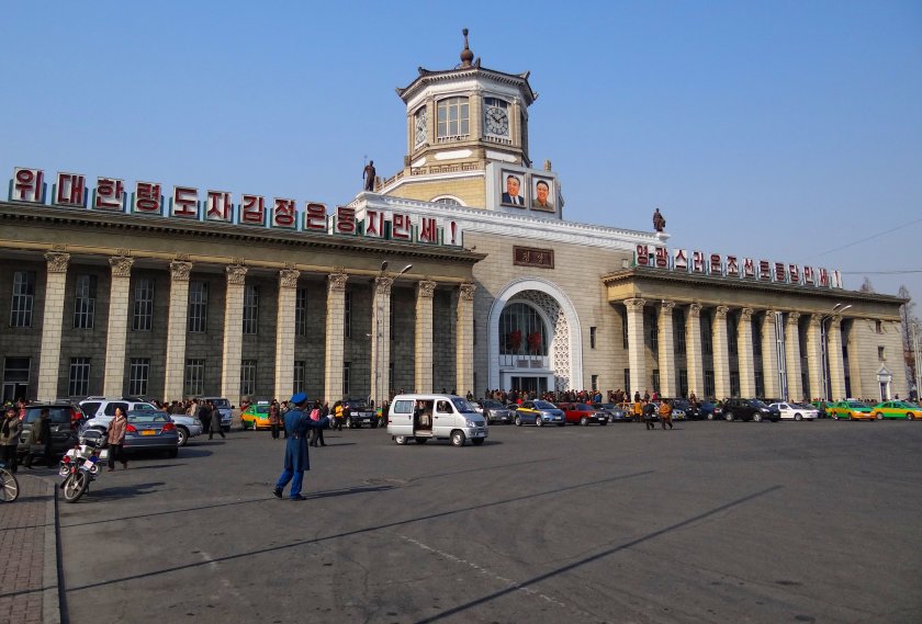 Pyongyang - railway station 2014
