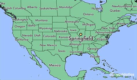 Springfield, Illinois Map