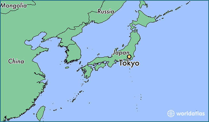Tokyo, Japan Map