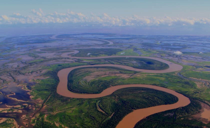 Australia Gulf of Carpenteria - Karumba & Normanton S-shaped river