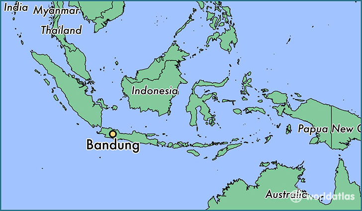Bandung, Indonesia map