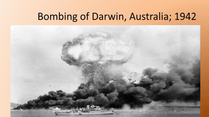 Darwin, Australia bombing