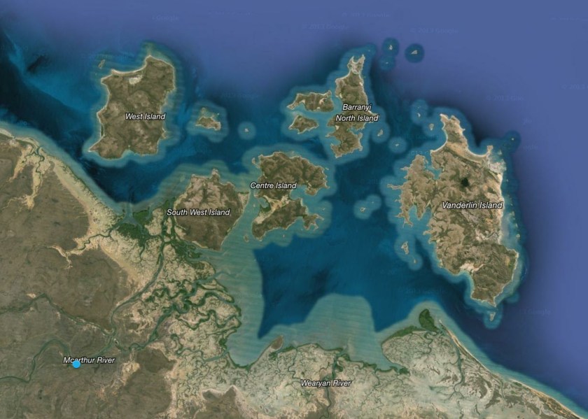 Gulf of Carpentaria - Pellew Islands