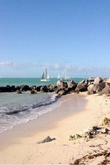 Key West, FL - Beach Boulders