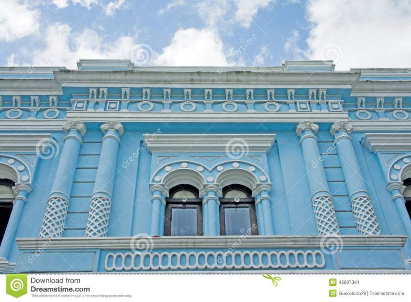 Merida, Mexico - Historic Blue Building