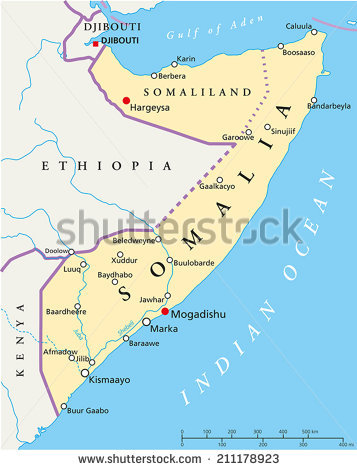 Somalia - Hargeysa Map