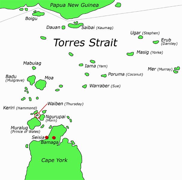 Torres Strait Map