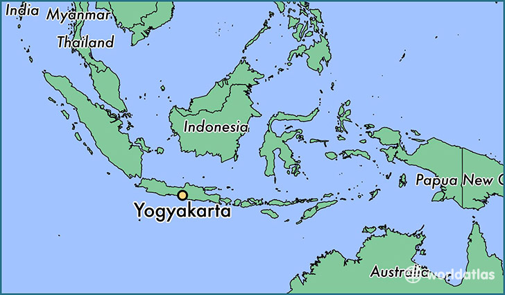 Yogyakarta, Indonesia Map