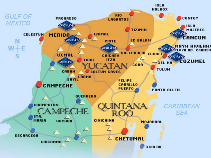 Yucatan map 2