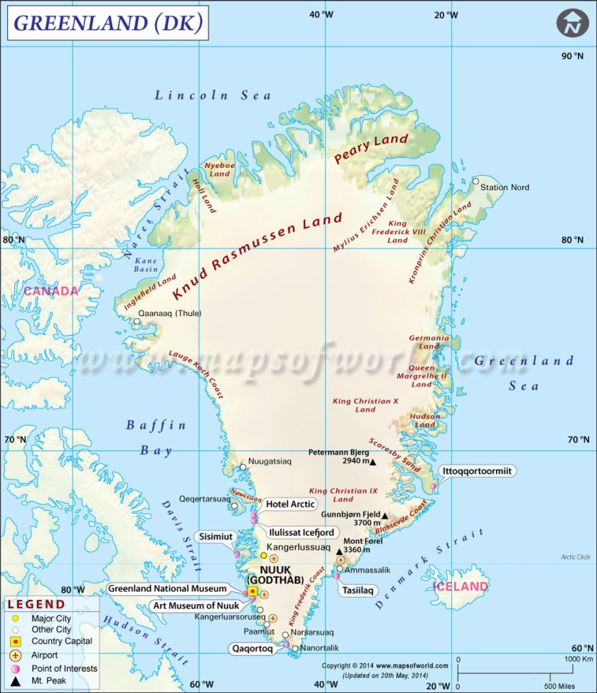 Greenland Map