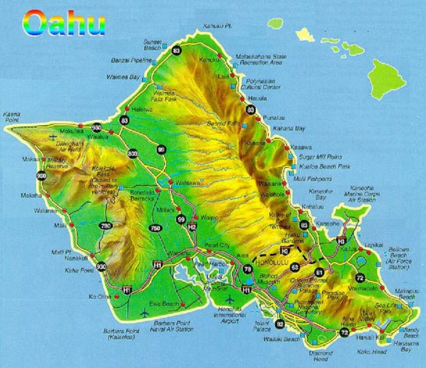 Oahu Map