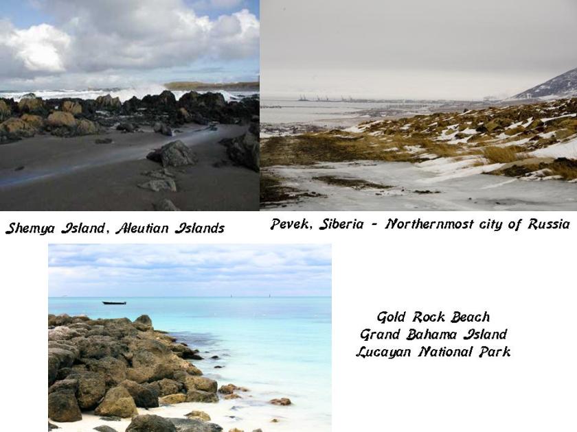 Shemya - Siberia - Grand Bahama