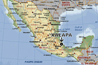 Xalapa, Mexico map